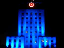 blue city hall
