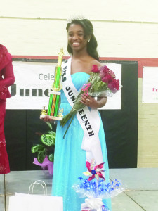 Miss Teen Juneteenth 2014 Jasmine Smith Emancipation Park