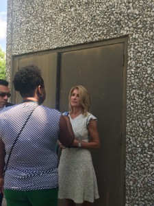 Managing Editor, Myra Griffin interviews Democratic Gubernatorial Candidate Wendy Davis PhotoCred: Justin Schooler