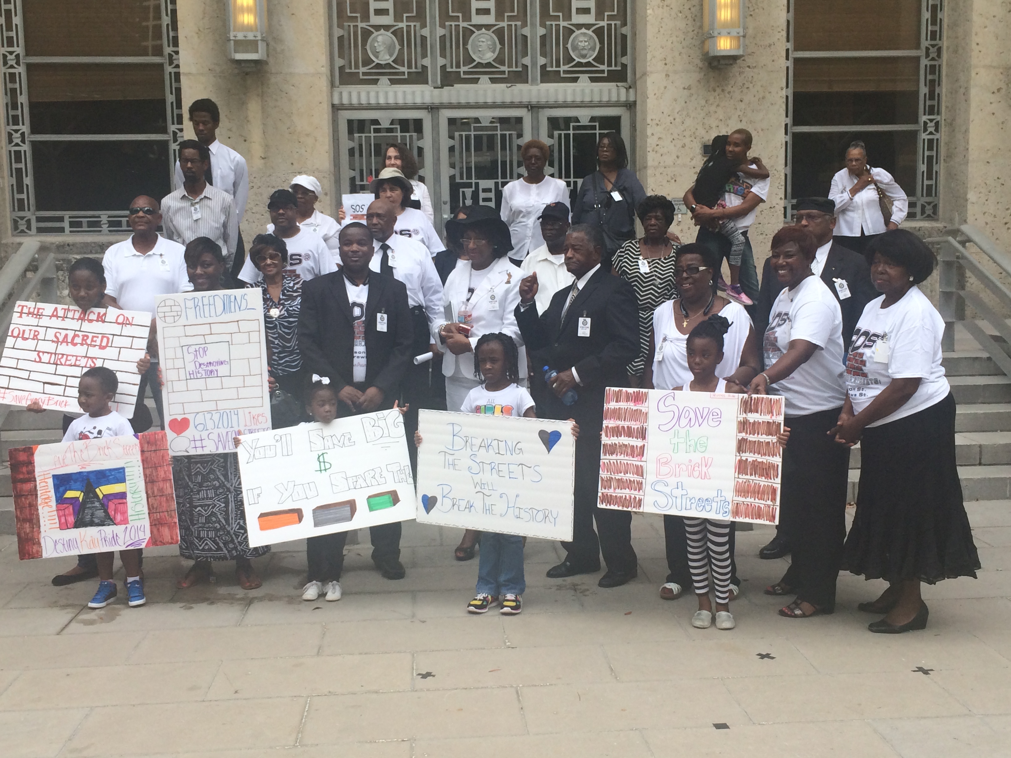 FTPC after a press conference on City Hall steps.