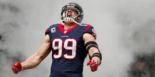 Houston Texans DE JJ Watts has 99 reasons plus one to play ball.