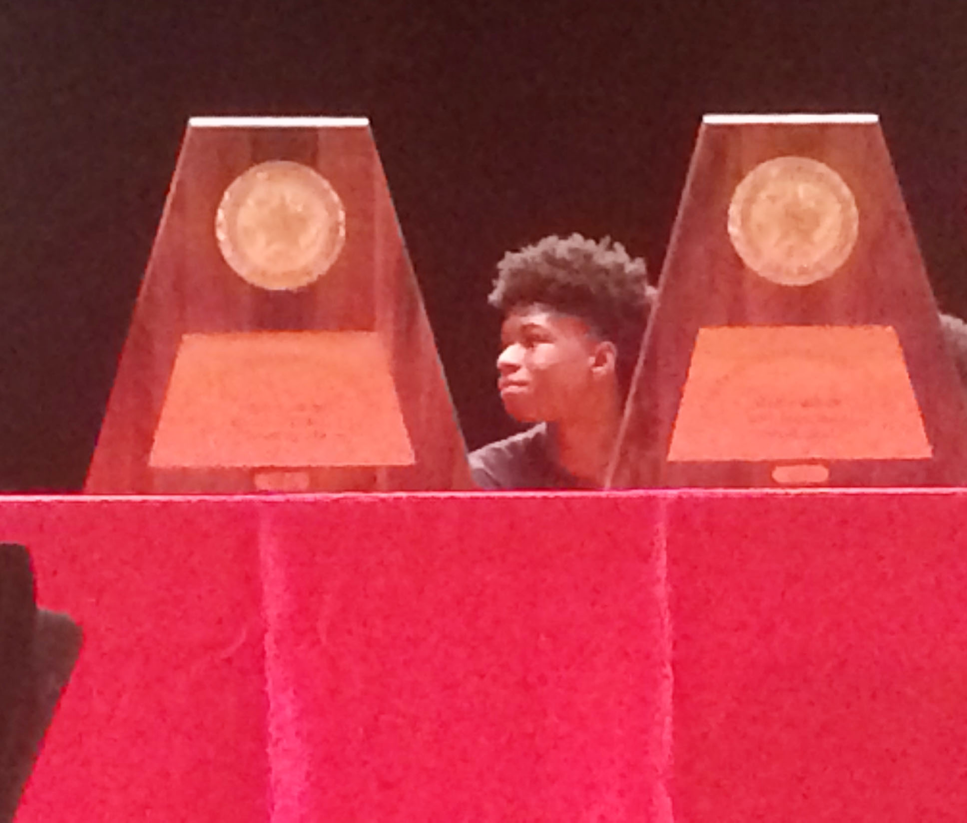 Yates Championship trophies