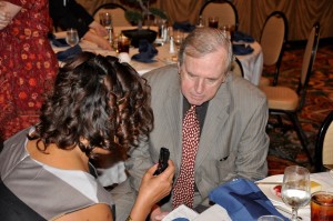 Scholar & Historian, Thomas Cahill takes a moment to speak with journalist Sheila Ray Reed