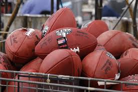 This what a dozen deflated footballs look like.